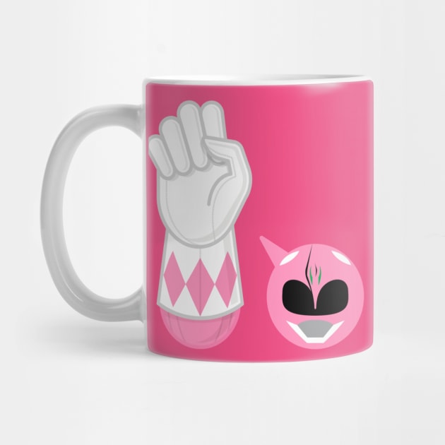 PINK RANGER hand-power by LuksTEES